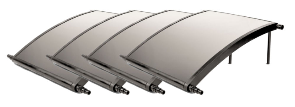 Solarabsorber Sonnenkollektor 800 4er-Set