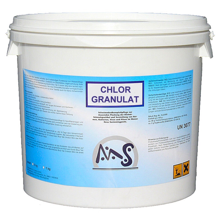 Chlor-Granulat 5 kg Eimer