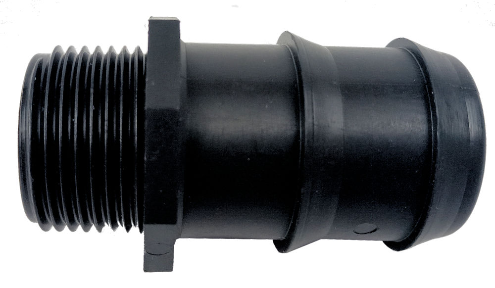 Tülle 1" mit Schlauchanschluß 38 mm für Solarabsorber