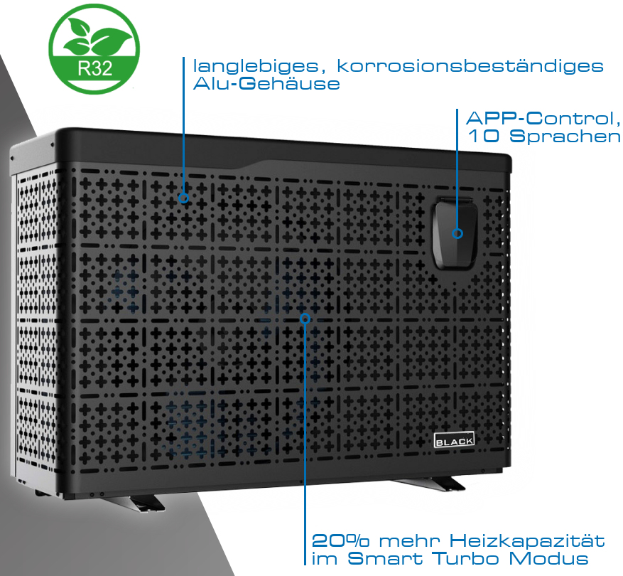 Wärmepumpe Full Inverter Marlos Black i14