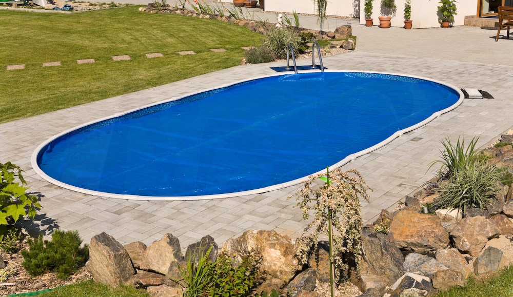 Solarfolie Blau/Blau Azuro® 400 8,0 x 5,0 m rechteckig