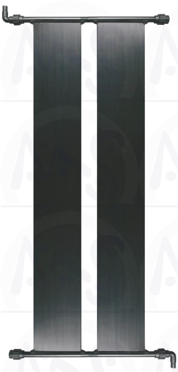 2 Stück Poolheizung Solarabsorber 0,60 m x 6,00 m