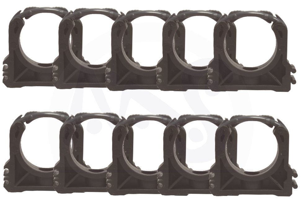 10 Stück Rohrclips Rohrhalter 50 mm