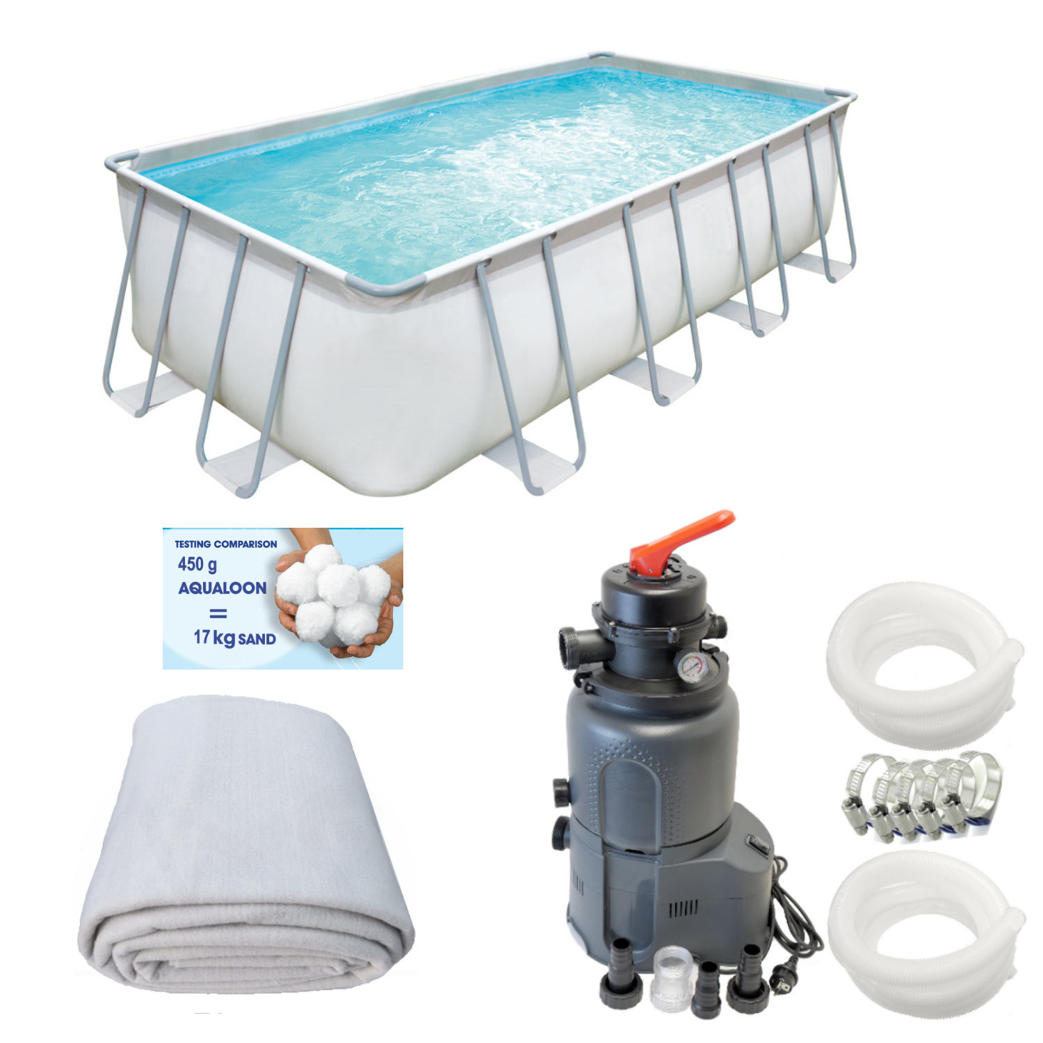 Elite Frame-Pool 549 x 274 x 132 cm STARTER-SET